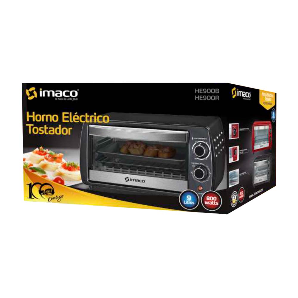 Horno Eléctrico Imaco HE900R 9 Litros - Promart