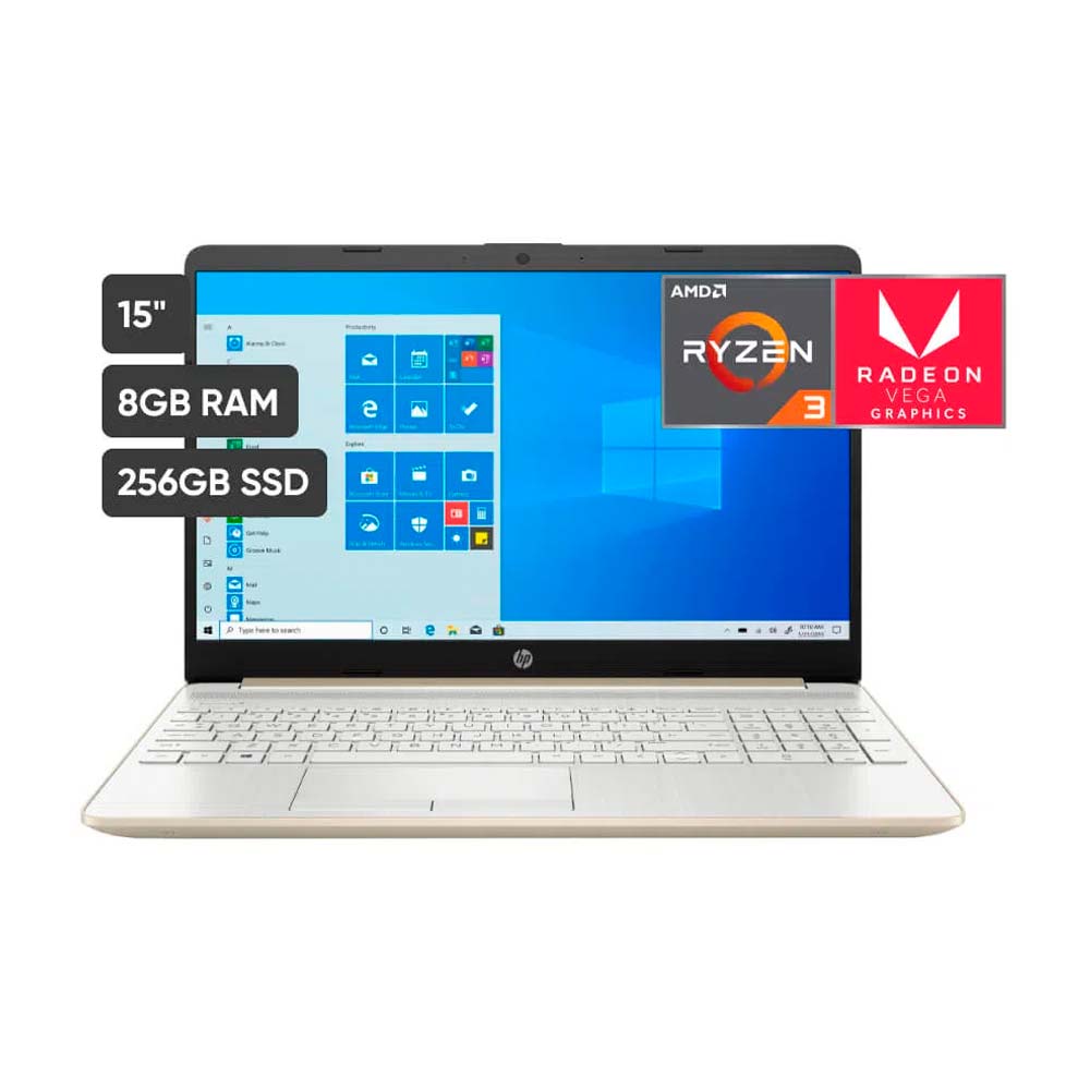 Notebook Hp 15 Gw0005la 15 Amd Ryzen 3 3000 Series 8gb 256gb Ssd Promart 8590