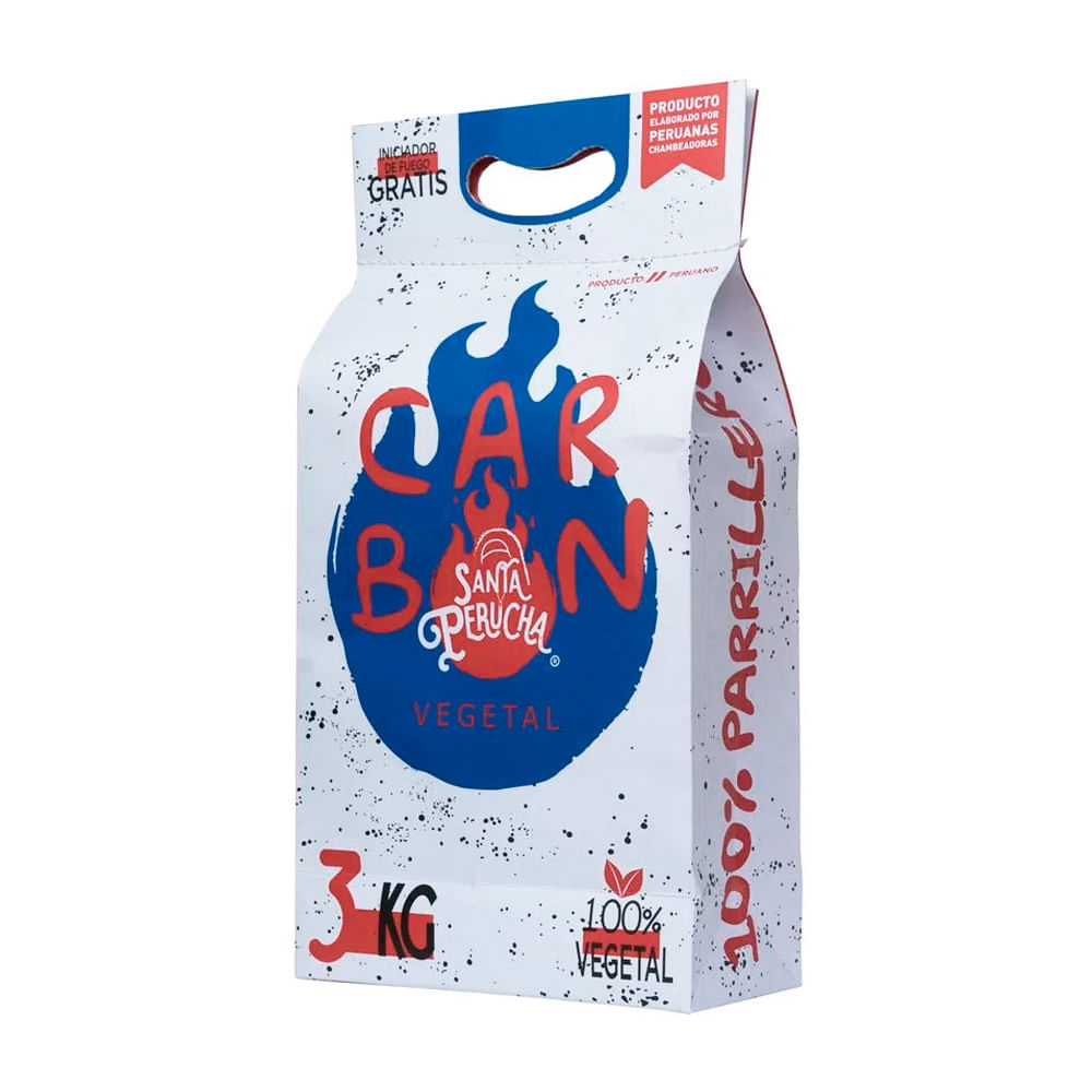 Carbón Santa Perucha Bolsa 3 Kg