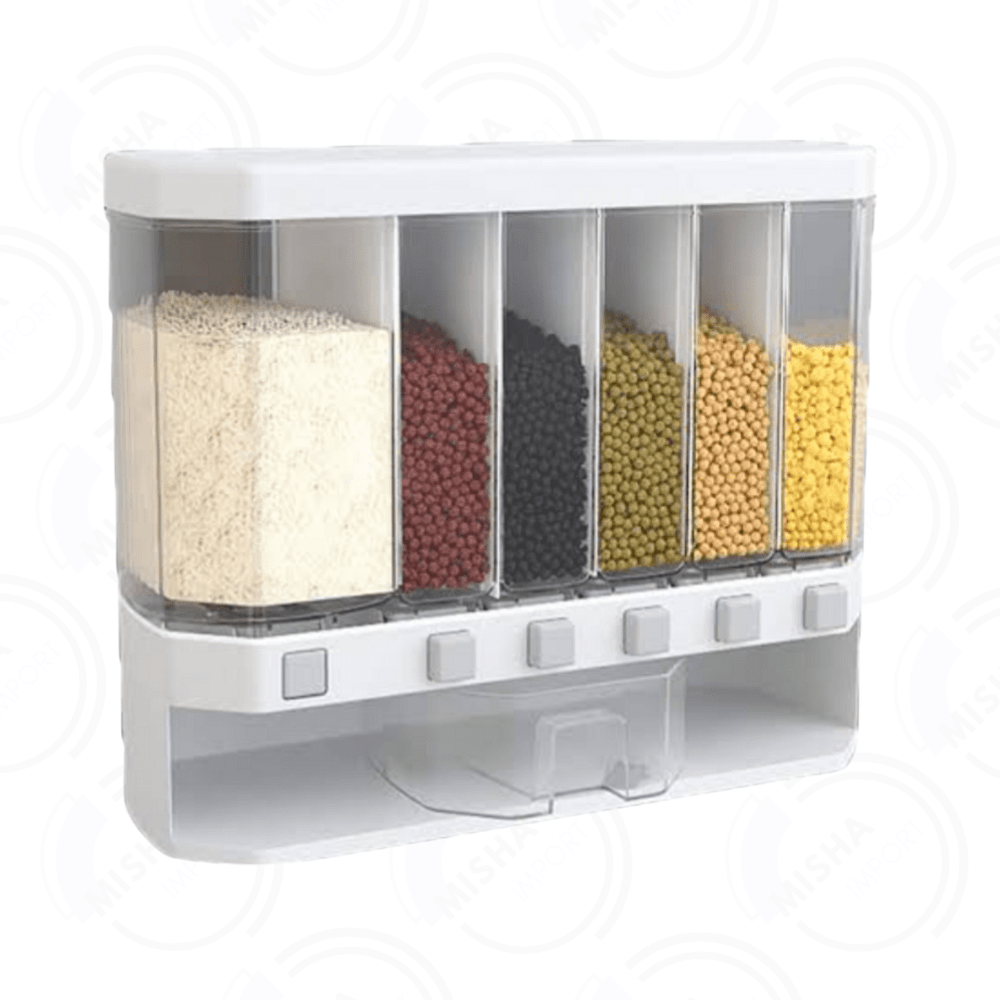 Dispensador de Cereales con 6 Divisiones - Promart