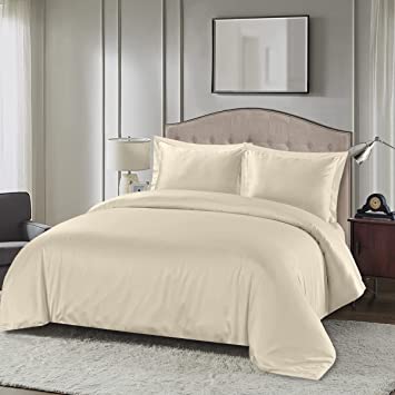 Set Cubre Duvet Bambú 1.5 Plazas Home Brands Beige