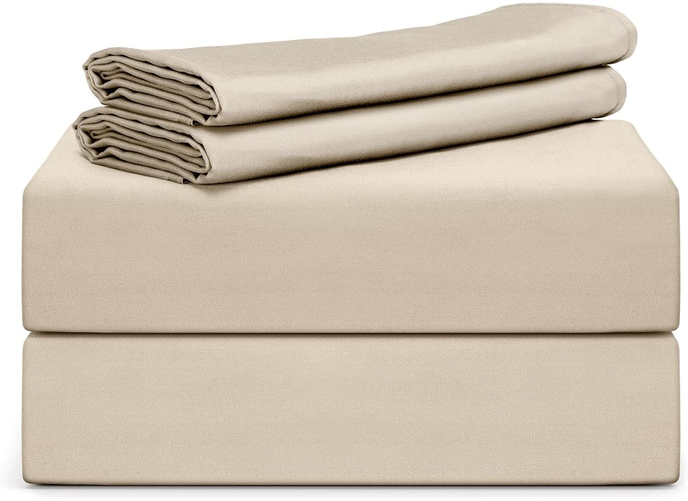 Set Sábanas Bambú King Home Brands Beige