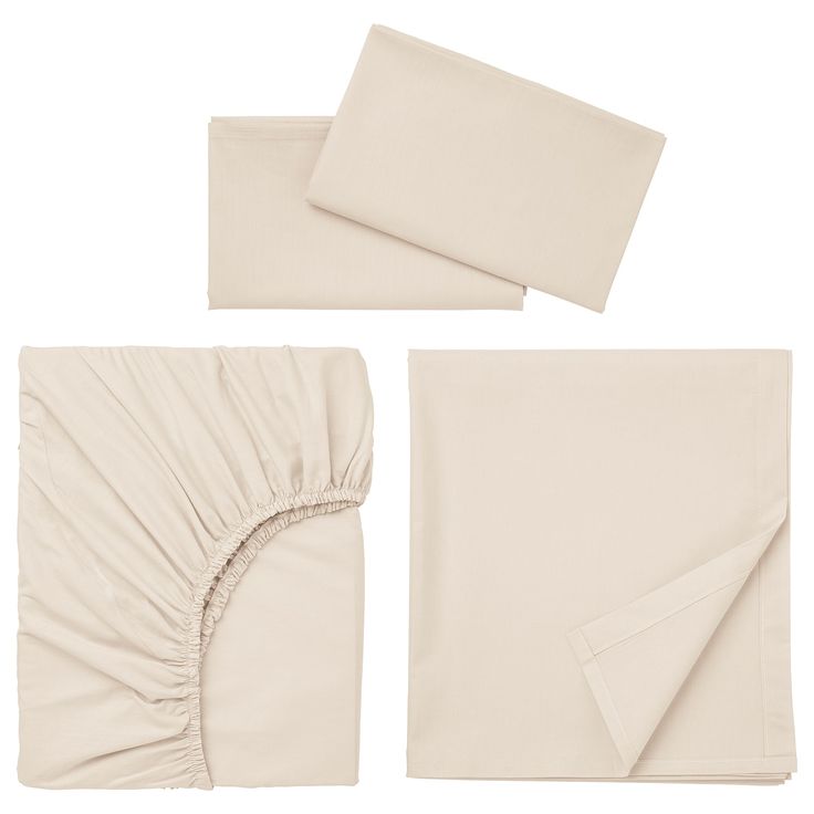 Set Sábanas 1800 Hilos 1.5 Plazas Home Brands Beige