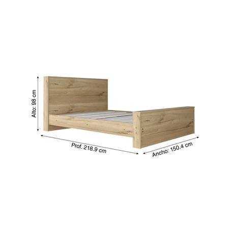 Cama 2 Plazas Sleep S-98 Tuhome - Promart