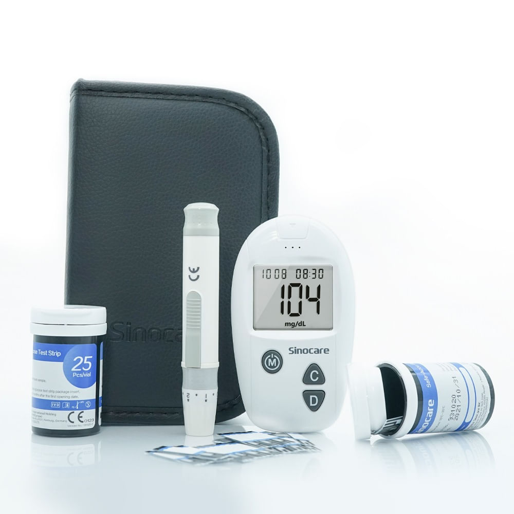 Glucometro Safe Accu 50 tiras y 50 lancetas