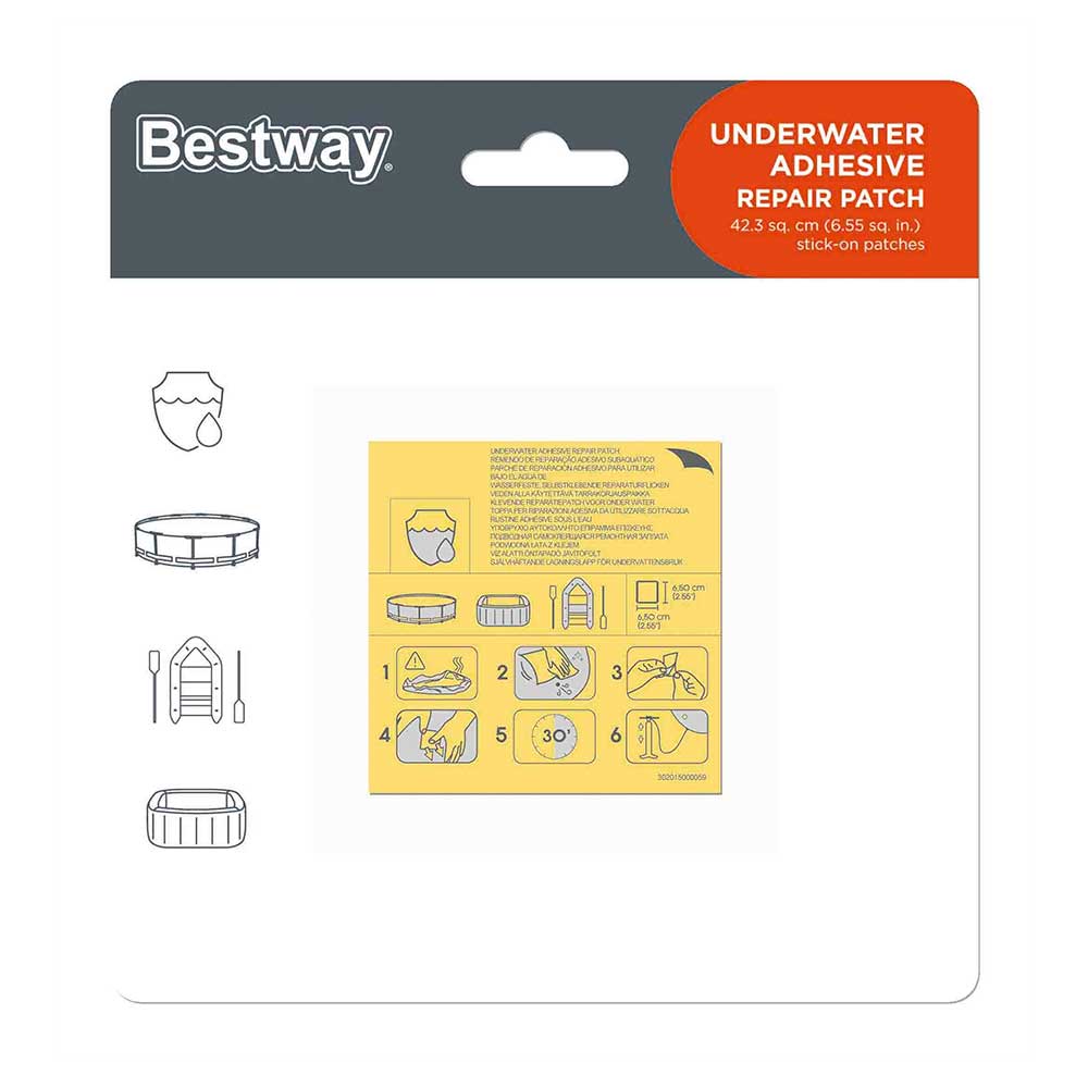 Parche Adhesivo PVC Bestway para Reparación de Piscinas