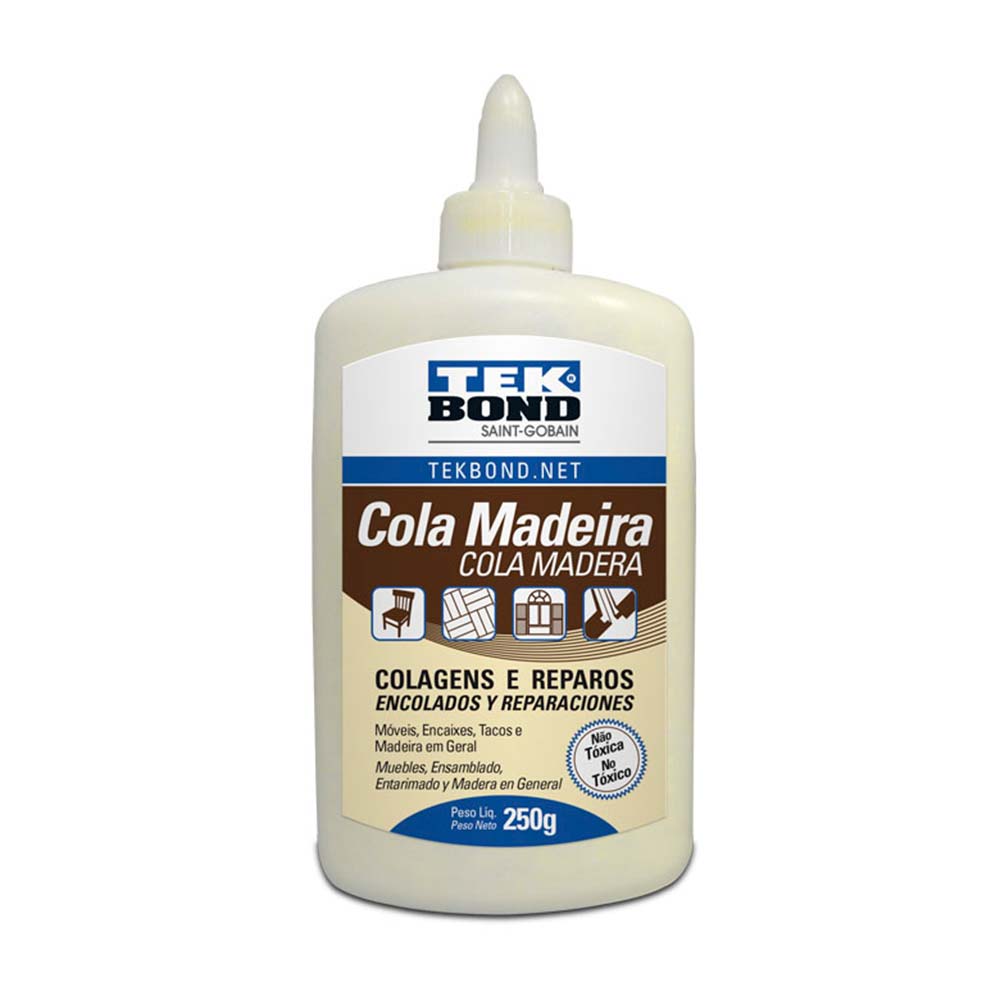 Cola vinílica Pva Madera 250gr Tekbond