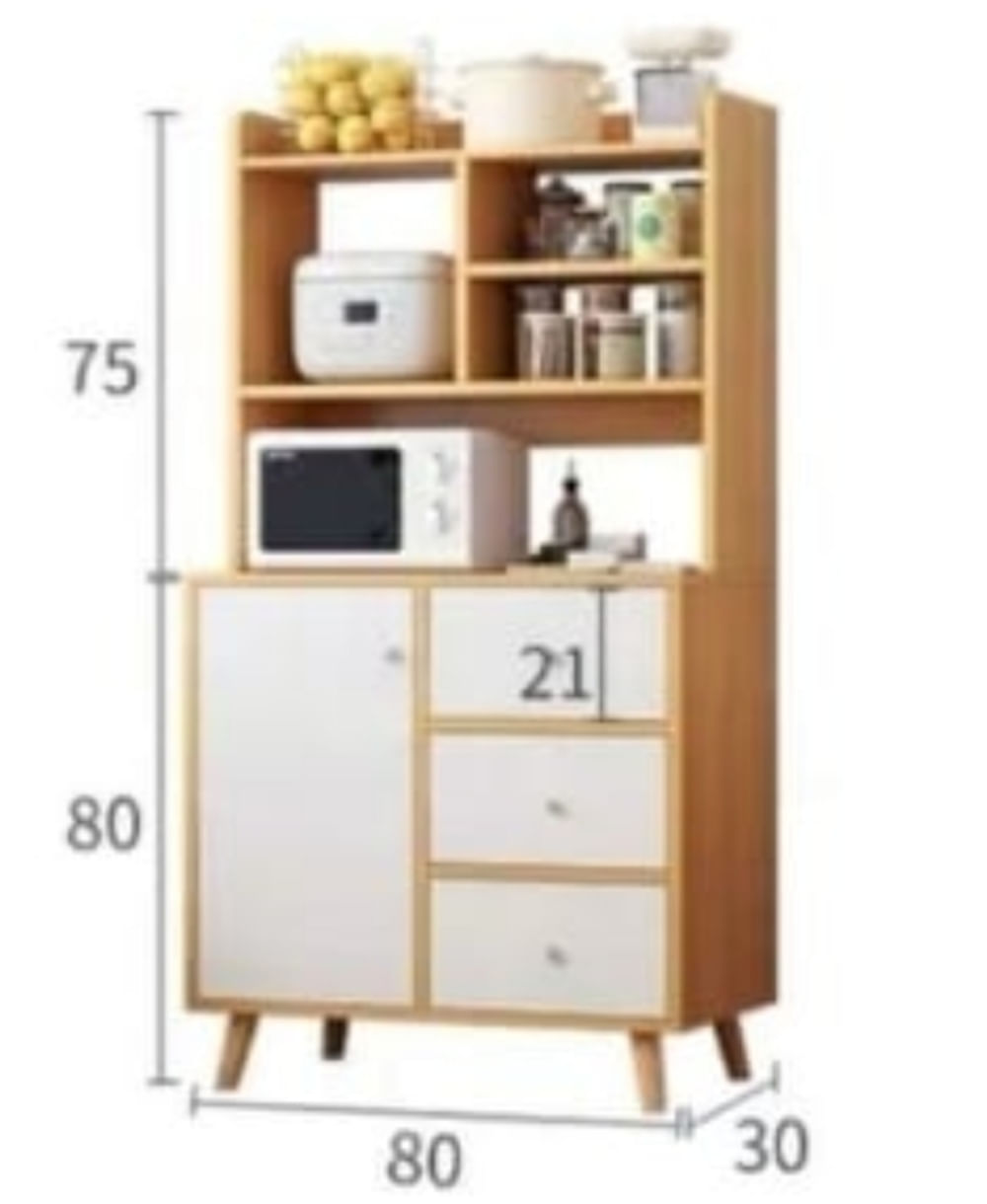 Mueble de Cocina Moderno Pamela 3 Cajones, 1 Puerta