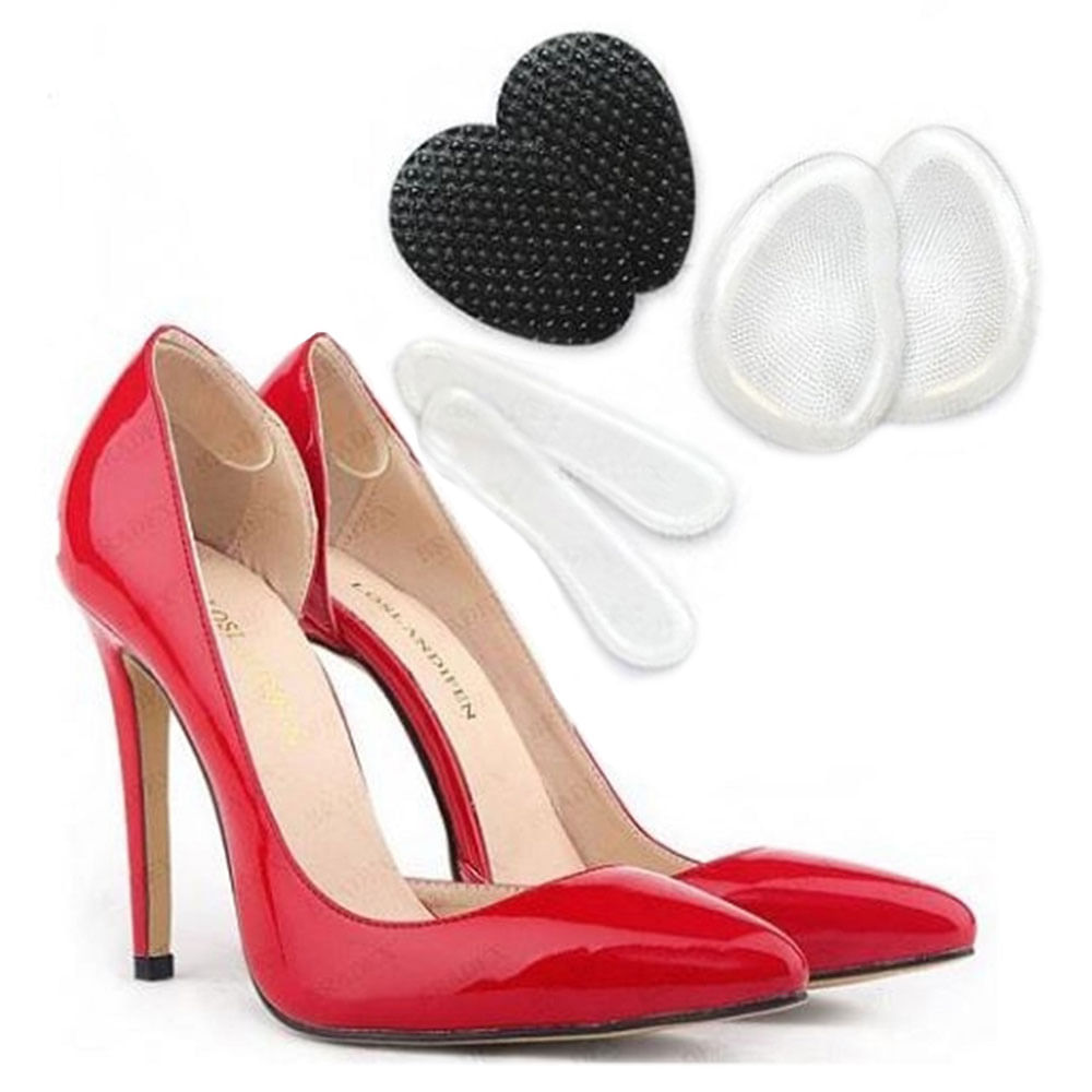 Kit 3 En 1 Plantillas de Gel de Silicona Para Zapatos de Tacón