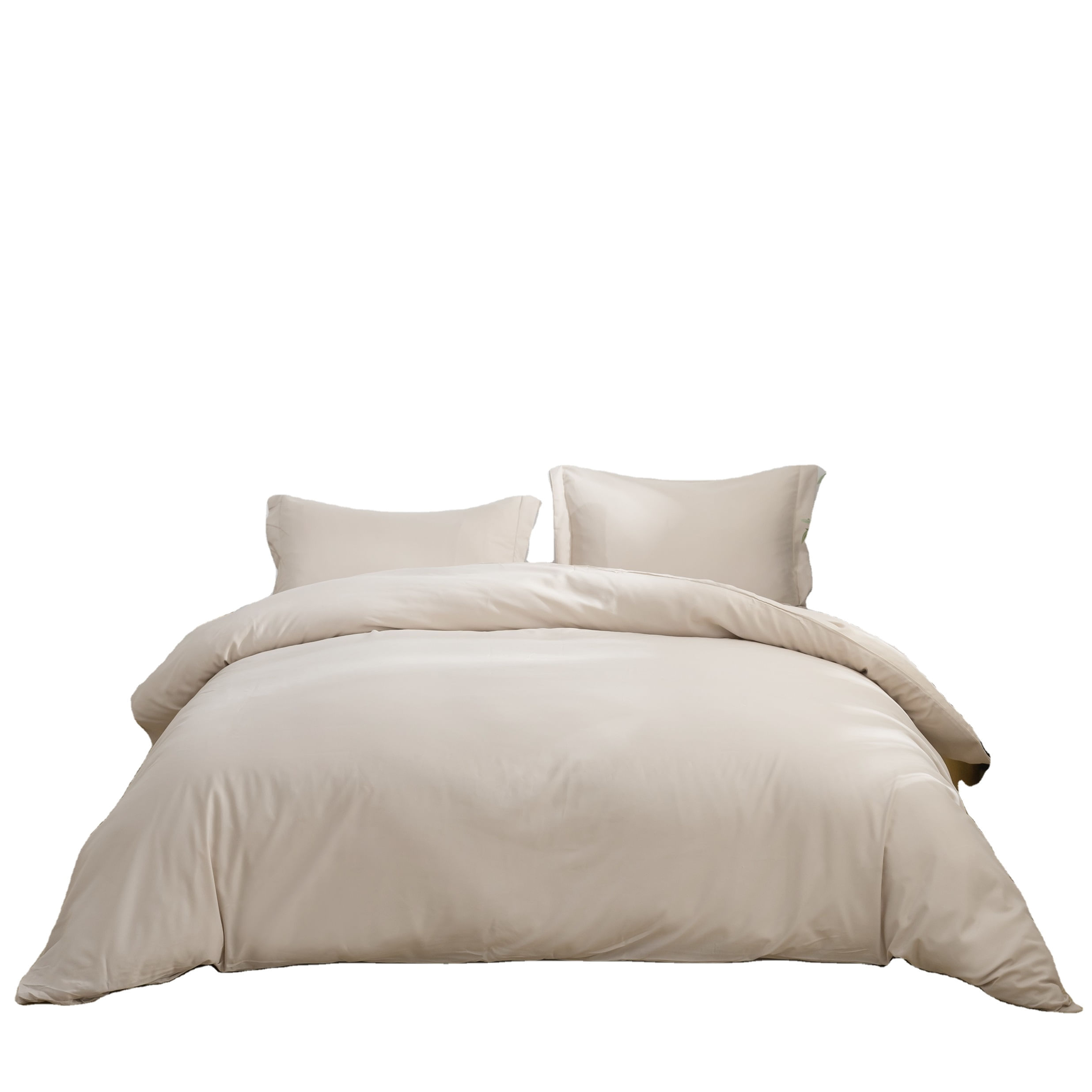 Set Cubre Duvet 1800 Hilos 2 Plazas Home Brands Beige