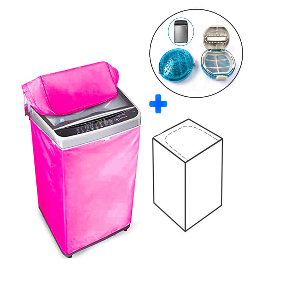 Funda para lavadora de 10 A 16 Kg Color Aleatorio+ Filtro para lavadora Lg
