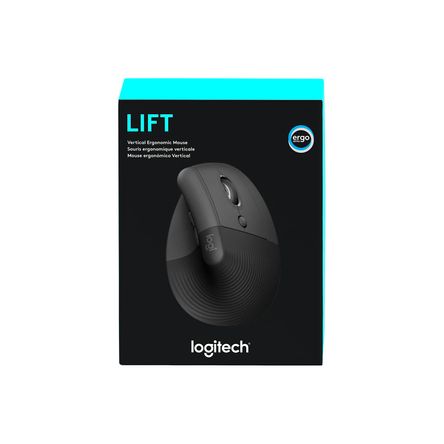 Mouse Gamer Logitech Lift Vertical Wireless Ergonomic Bt Black - Promart