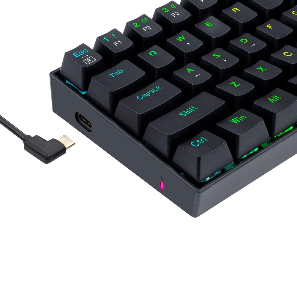 Teclado Gamer Redragon Dragonborn Eng K630W Rgb Switch Black Brown