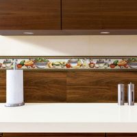 Listelo de Cerámica Kantu Limón y Sal Multicolor Brillante de 39.5 cm