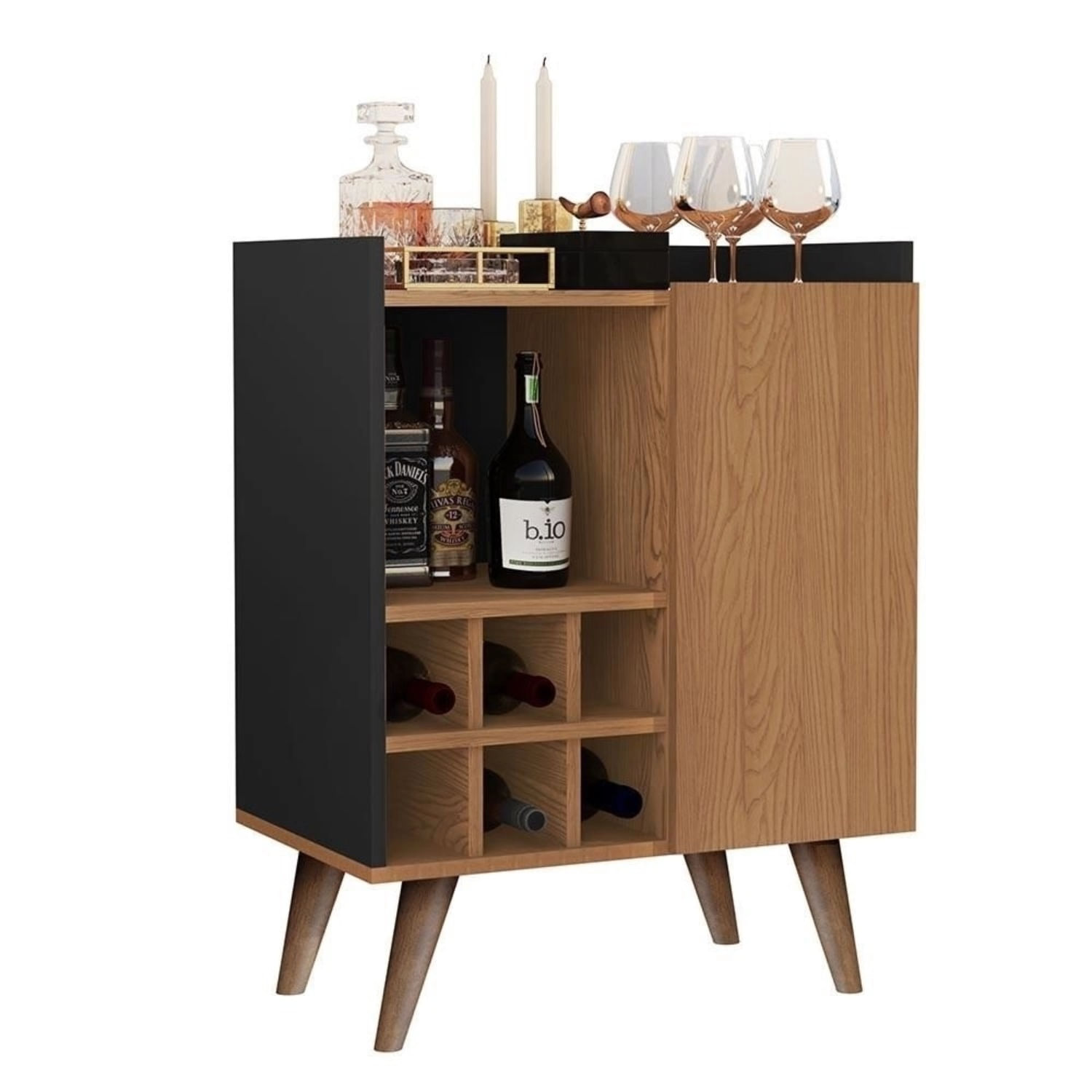 Mueble Aparador Bar Bonno Lojas Bicolor