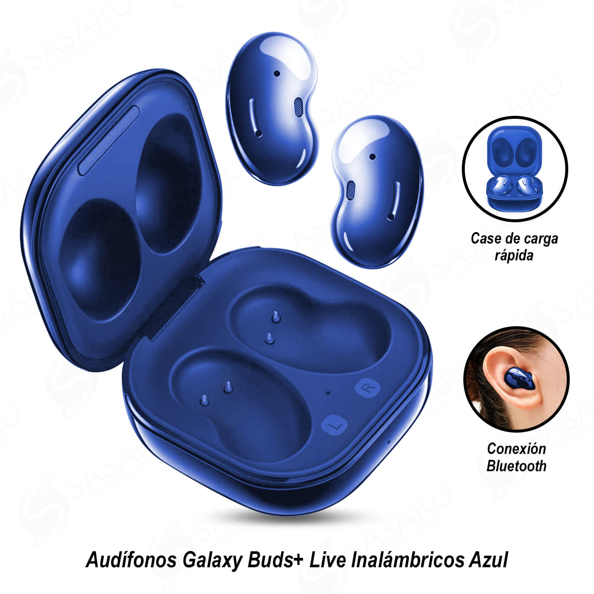 Audífonos Galaxy Buds Live Inalámbricos Azul