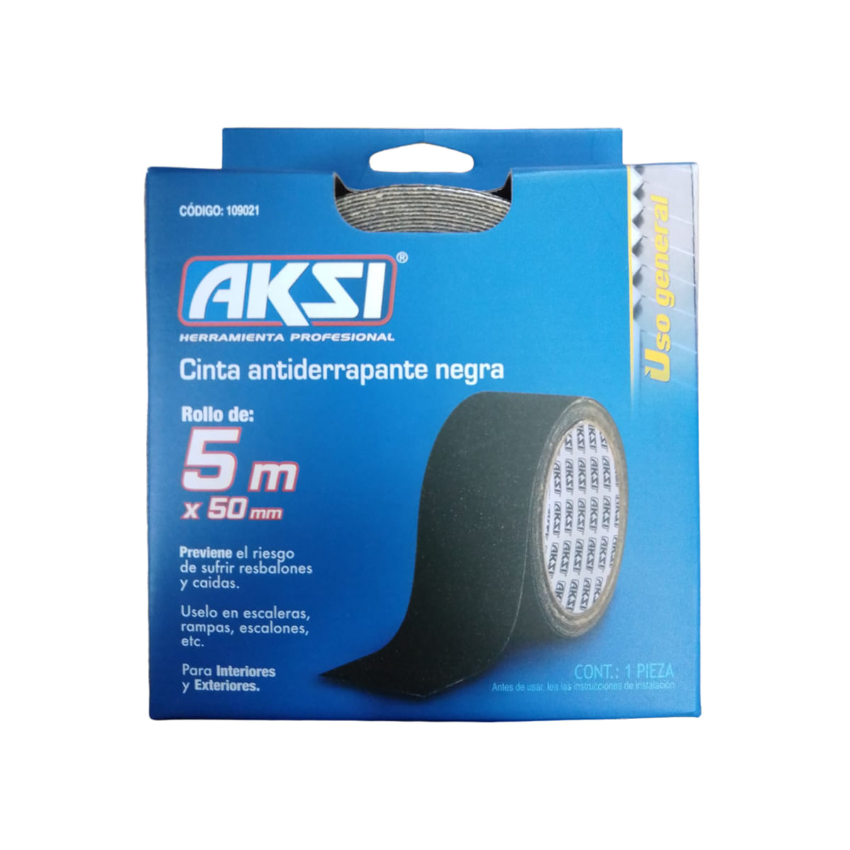 Cinta Aksi Antideslizante Negra 5 M X 50 Mm