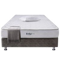 Cama Box Tarima EL CISNE Kaly 1.5 Plazas + 01 Almohada