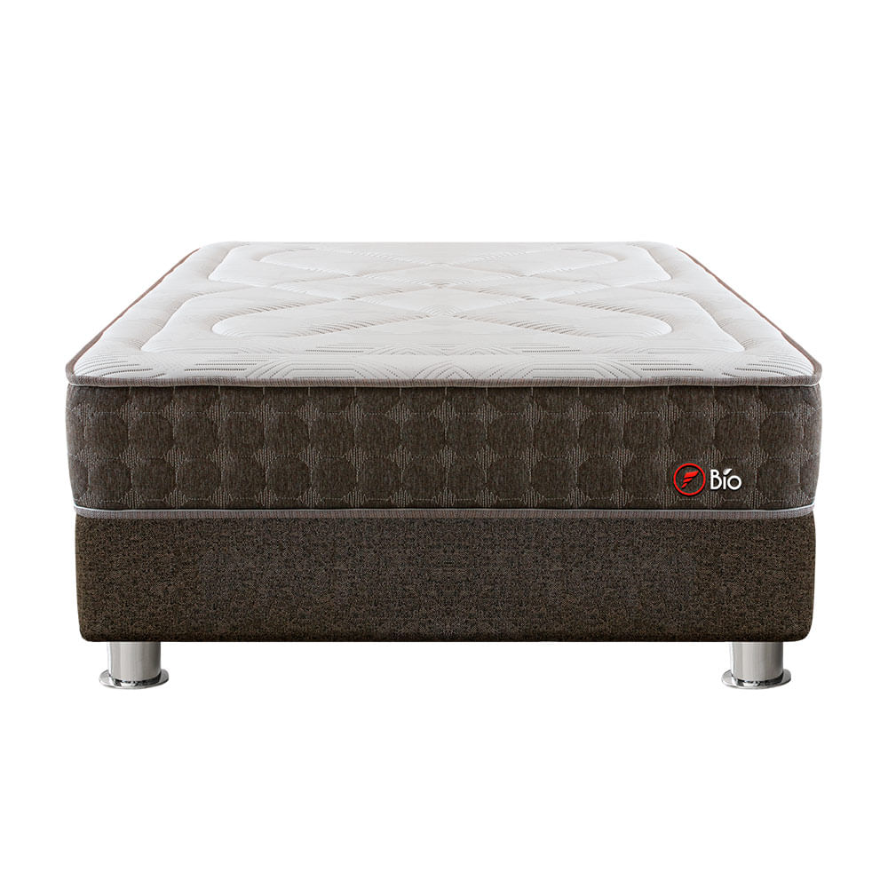 Cama Box Tarima FORLI Bio 1.5 Plz + 1 Almohada + Protector