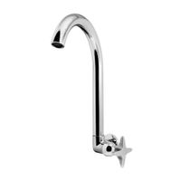 Llave de Pared para Lavadero Sestri Vainsa Cromada de Bronce