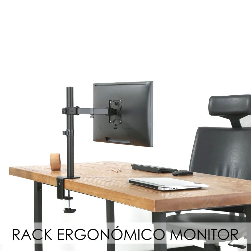 Rack De Monitor Y Teclado Para Mesa Y Pared | Cuotas sin interés