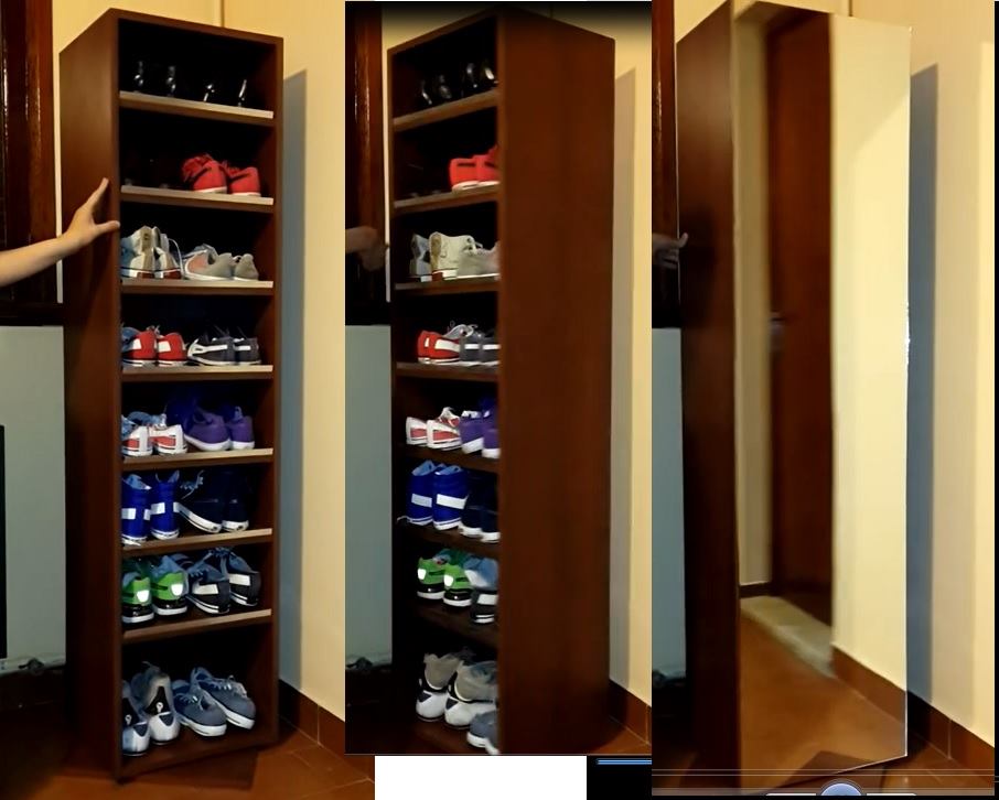 Zapatera Giratoria La Casa del Mueblero Chocolate