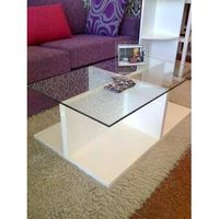 Mesa de Centro Cruz La Casa del Mueblero Blanco