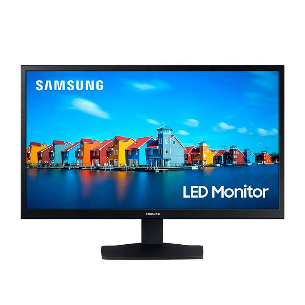 Monitor Samsung Flat LED 19 Pulgadas LS19A330NH TN 1366 x 768 VGA HDMI  Negro - Promart