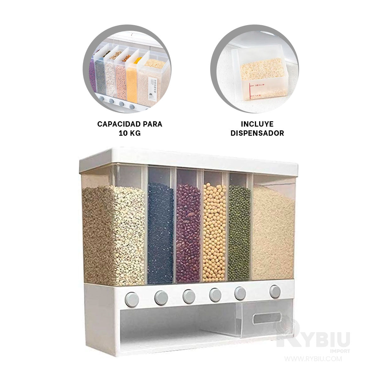 Dispensador Elegante Para Cocina