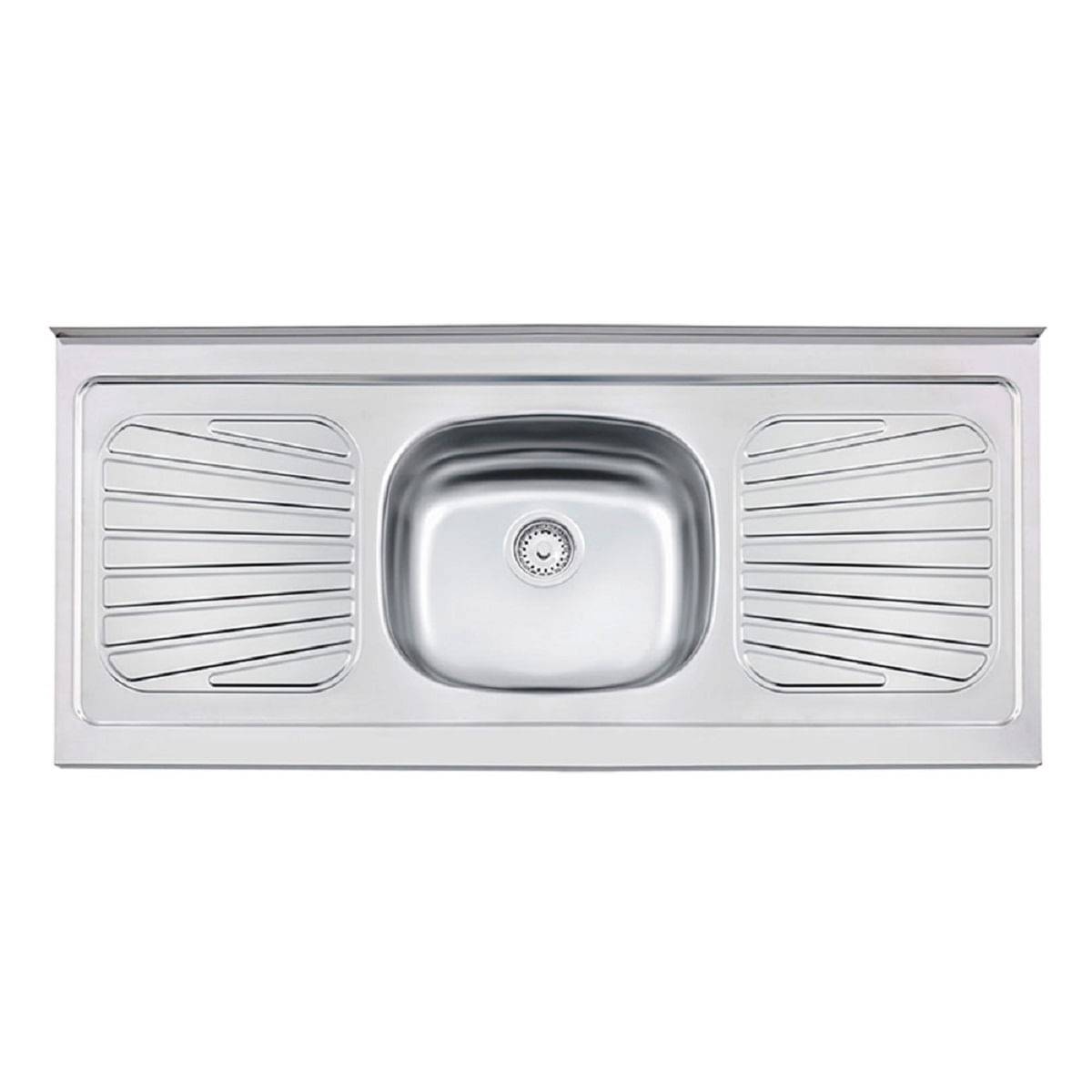 Lavadero Para Cocina Madesa De Acero Inoxidable 120 X 52 Cm