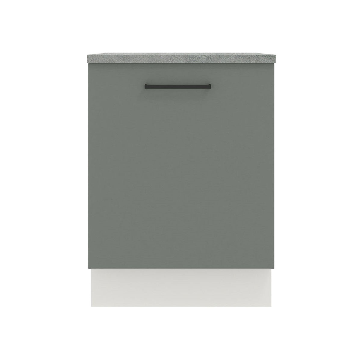 Mueble De Cocina Madesa 1 Puerta 60 Cm Gris