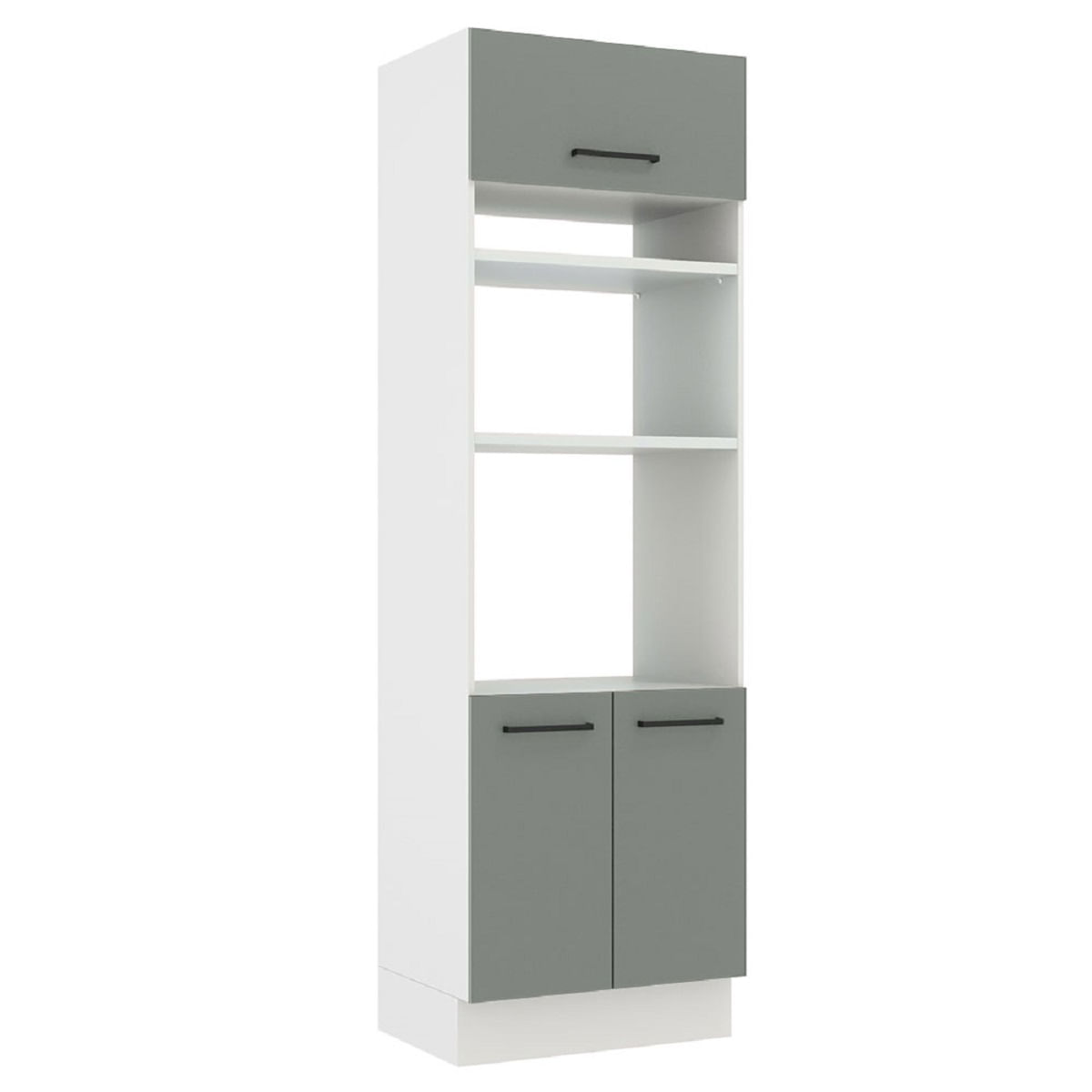 Mueble De Cocina Alacena Madesa Con Espacio Para Horno Gris