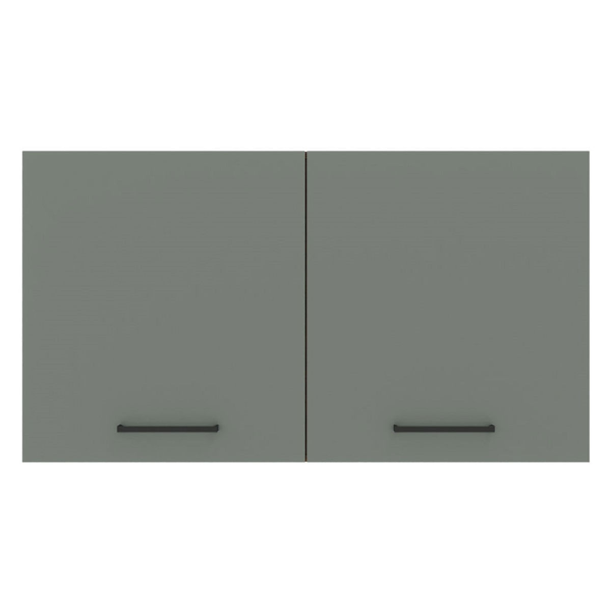 Alacena Madesa 2 Puertas Con Estante 120cm Gris