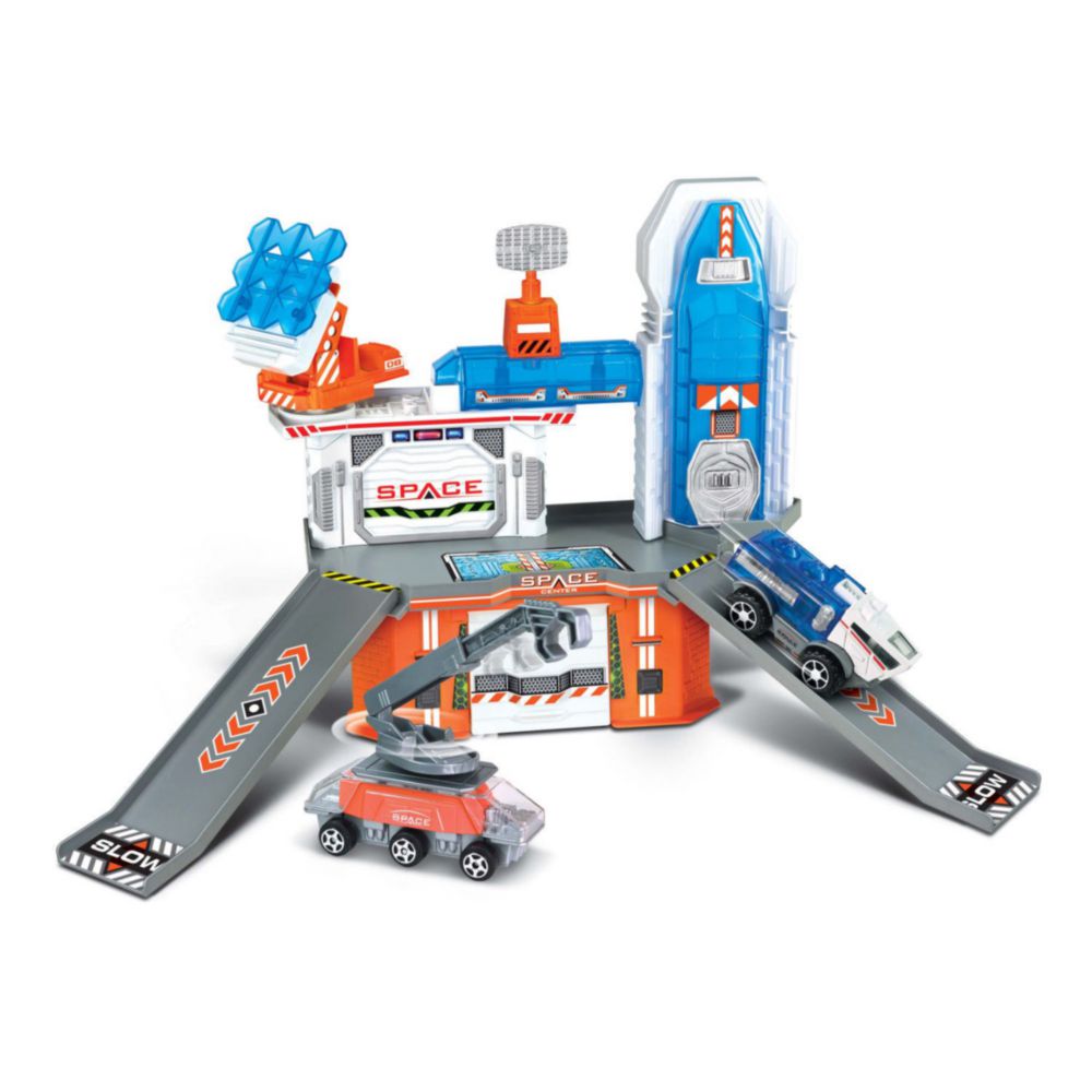 Set De Juego Express Wheels Aventura Espacial Con 18 Piezas Promart