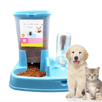 Dispensador de Alimentos y Agua para Mascotas