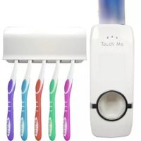 Dispensador Automatico de Pasta Dental Porta Cepillos