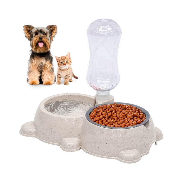 Comedero Para Perro Blanco Promart