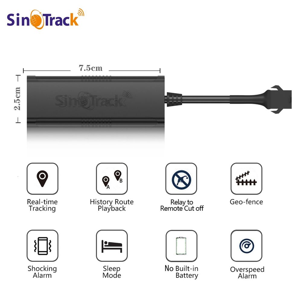 GPS Sinotrack ST-901M Rastreador GPS En Linea, Apagado De Motor Remoto ...