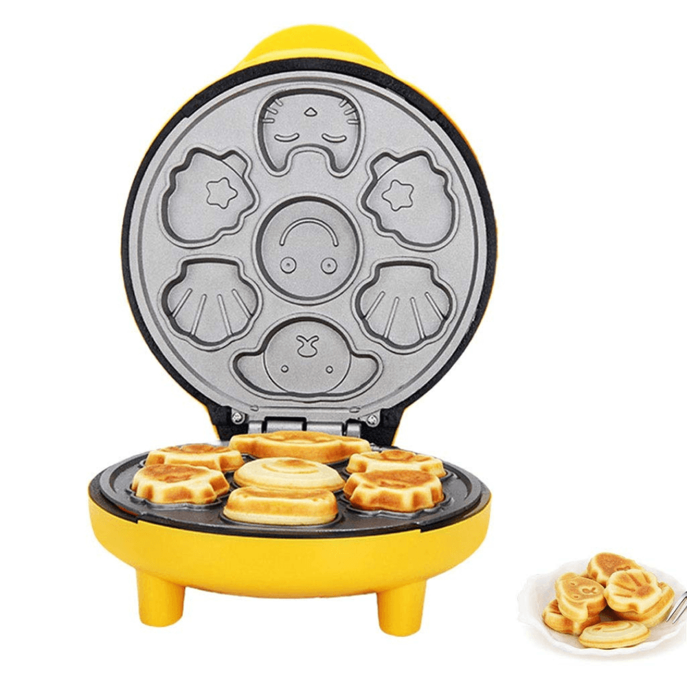 Maquina para Hacer Kekes Panqueques Galletas Waffles de Figuras Promart