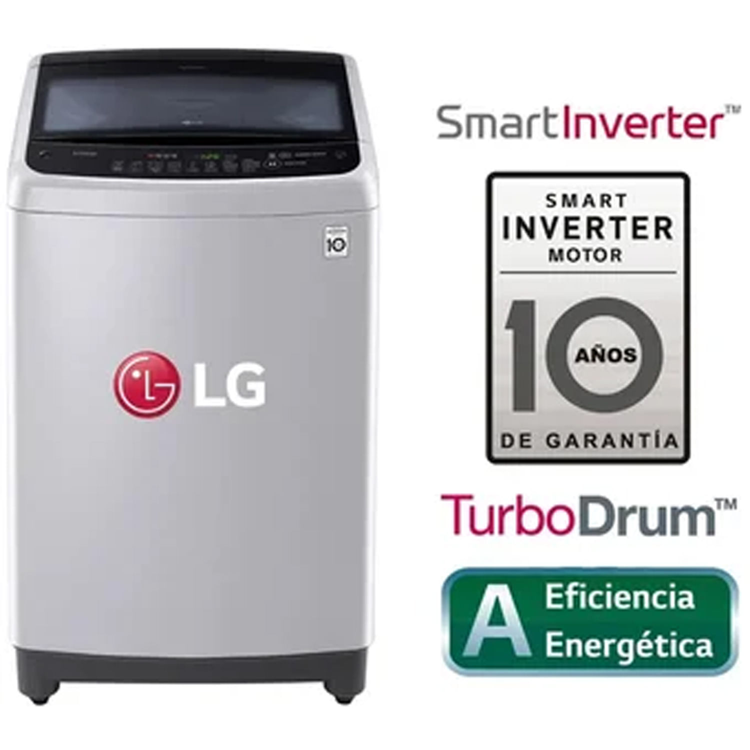 Mensurable Mimar latitud Lavadora 13 Kg LG Carga superior Smart Inverter con TurboDru | Knasta Perú