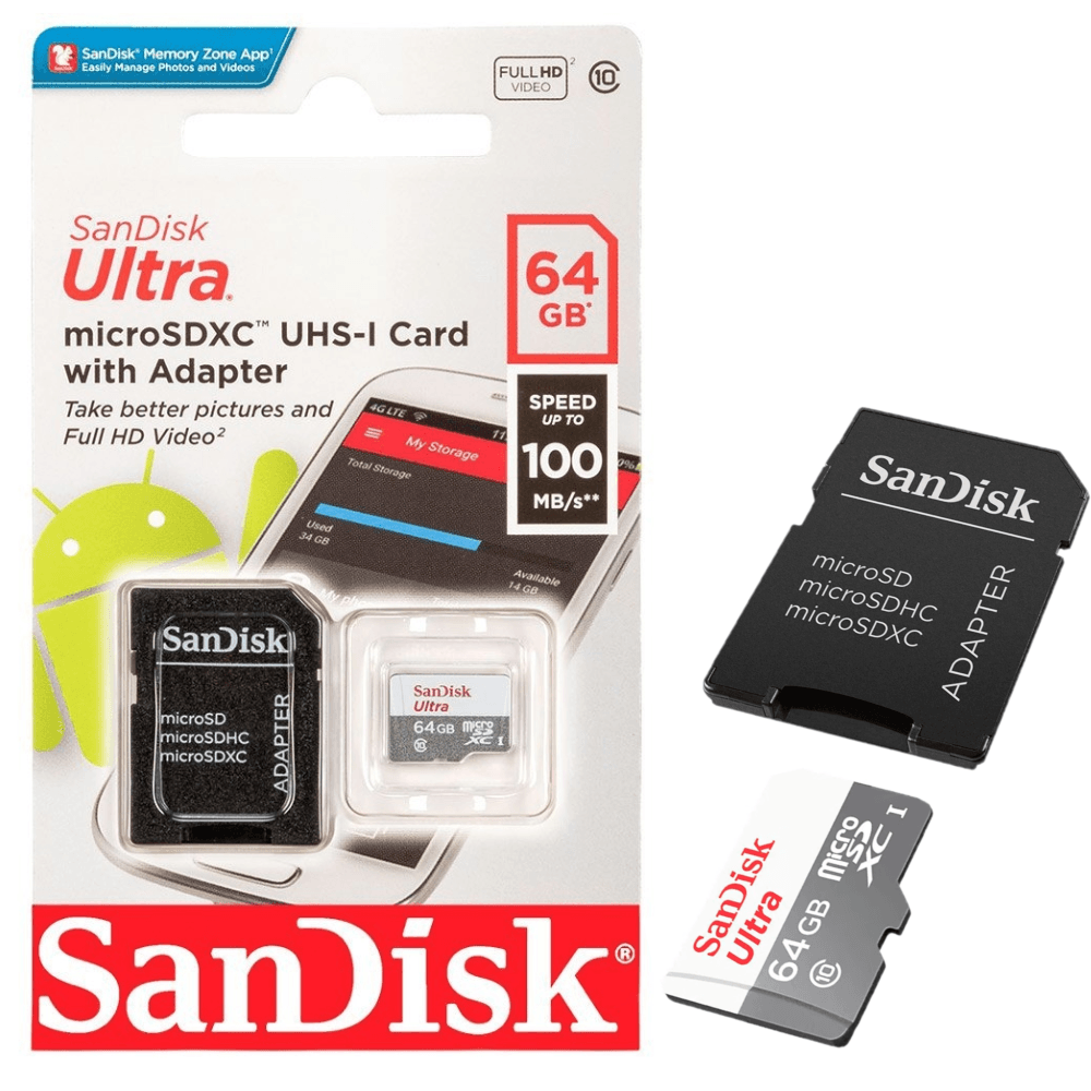 Hundimiento Surgir mostrar Memoria Micro SD Sandisk 64GB Ultra - Promart