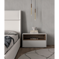 Velador Contemporáneo Gwen Blanco 76 cm