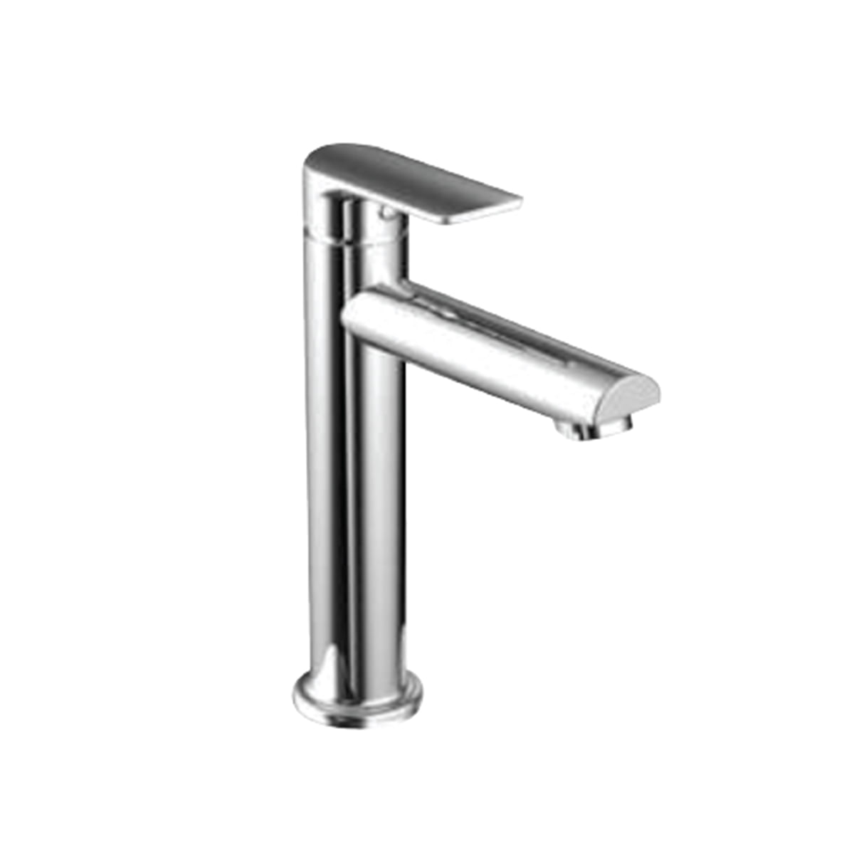 Grifería Fermetal Para lavamanos 1 Vía Cromada Alta