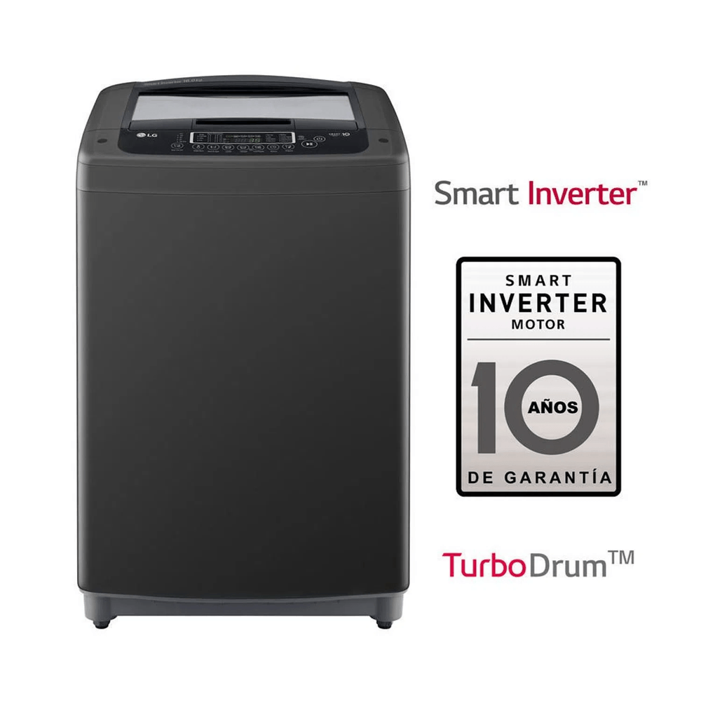 Lavadora de 16KG de Capacidad con Turbo Drum y Filtro Inteligente