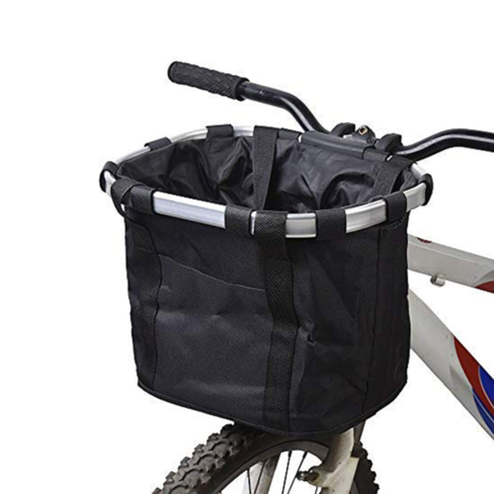 Cesta para bicicleta, cesta delantera para bicicleta, cesta para mascotas,  estante de carga para bicicleta delantera y trasera para 245 cm x 225 cm  Zulema Cesta para bicicleta