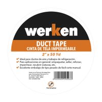 Cinta Duct Tape Werken 2"" x 50 Yds