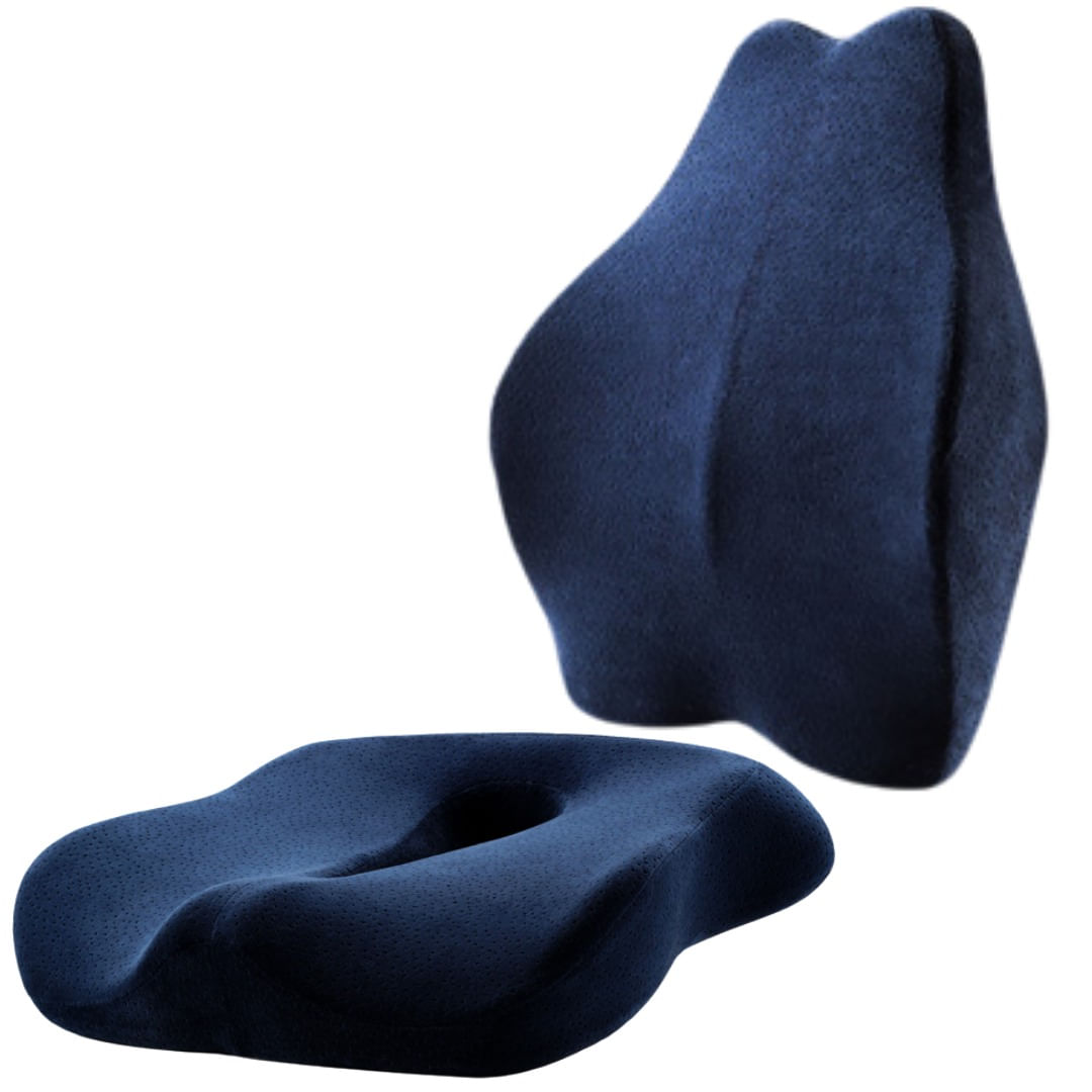 Combo Boss Cojín S7 + Espaldar B4 Checa Goods Azul