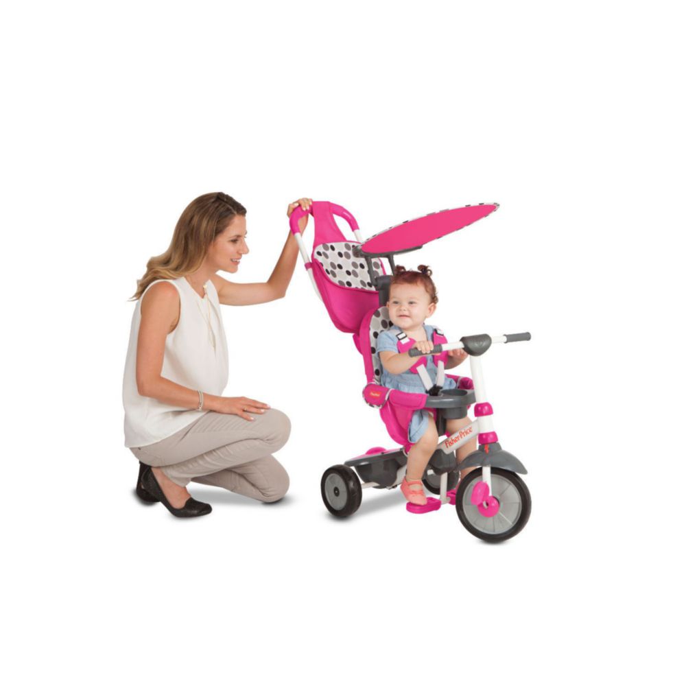 Triciclo Para Niños Fisher Price 3700233 Jungla 4 En 1 Rojo