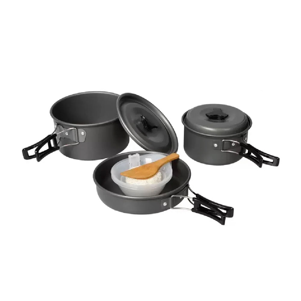 Set de Ollas para Acampar