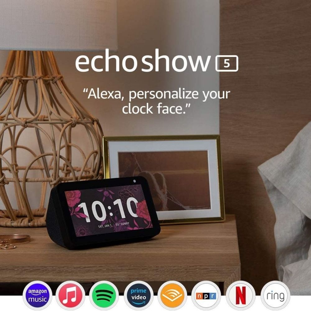 Alexa Echo Show 5 1era Gen Pantalla Inteligente compacta con Alexa Blanca -  Promart